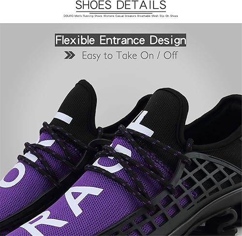 Miniatura 5 de DUORO Zapatos de correr para hombre, transpirables, ligeros, cómodos, para caminar, atléticos, gimnasio, tenis para hombre