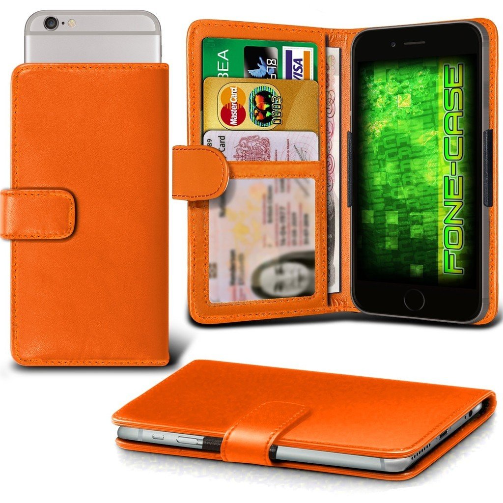 Fone Case Orange Alcatel Pixi Glory Case Clamp Style Wallet | Desertcart  Guyana