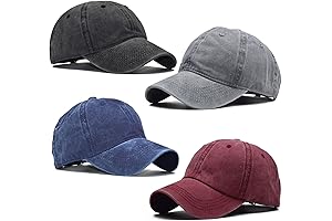 4 Pieces Toddler Baseball Hats: Stylish Headwear for Little Champs