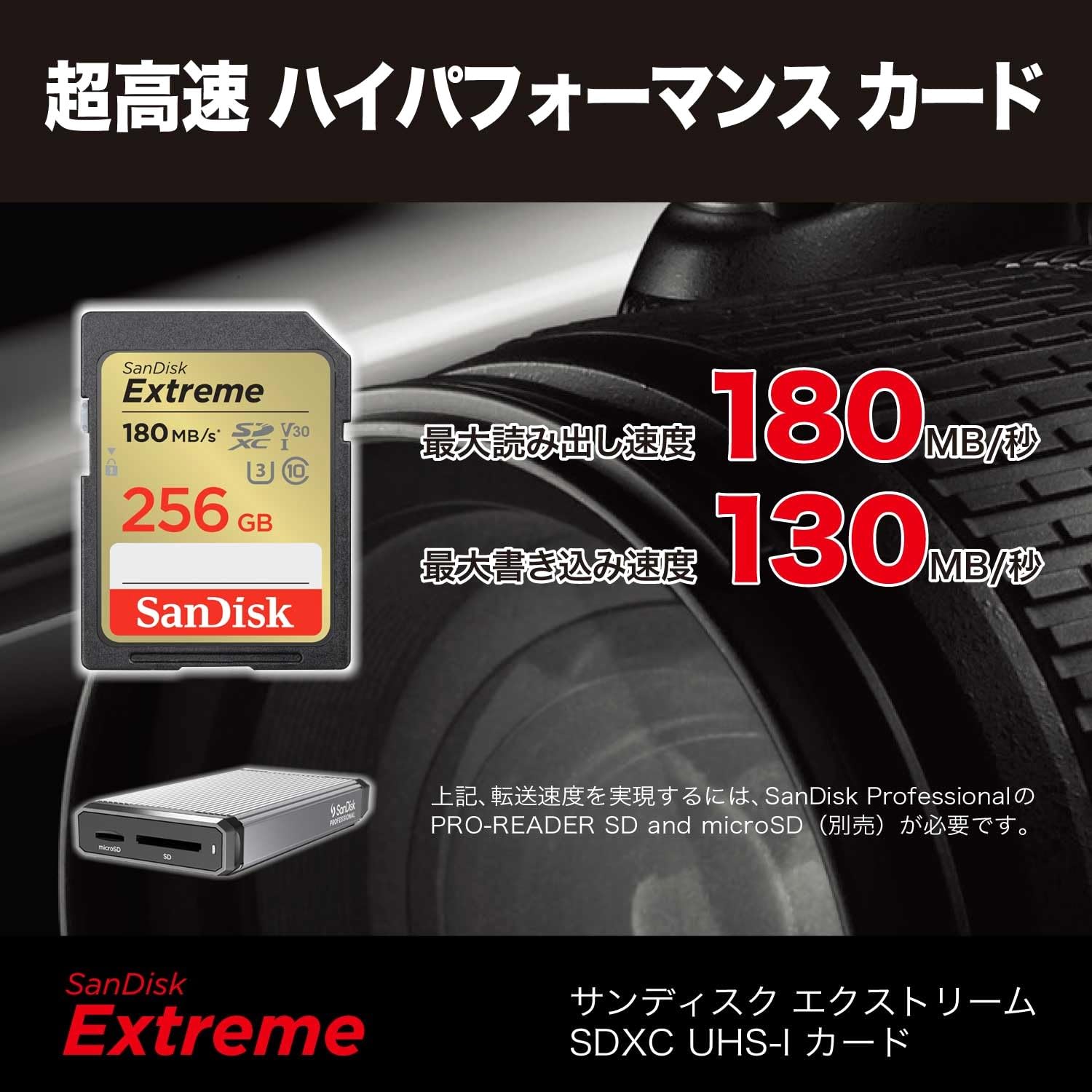 Amazon | 【 サンディスク 正規品 】 SDカード 256GB SDXC Class10 UHS  