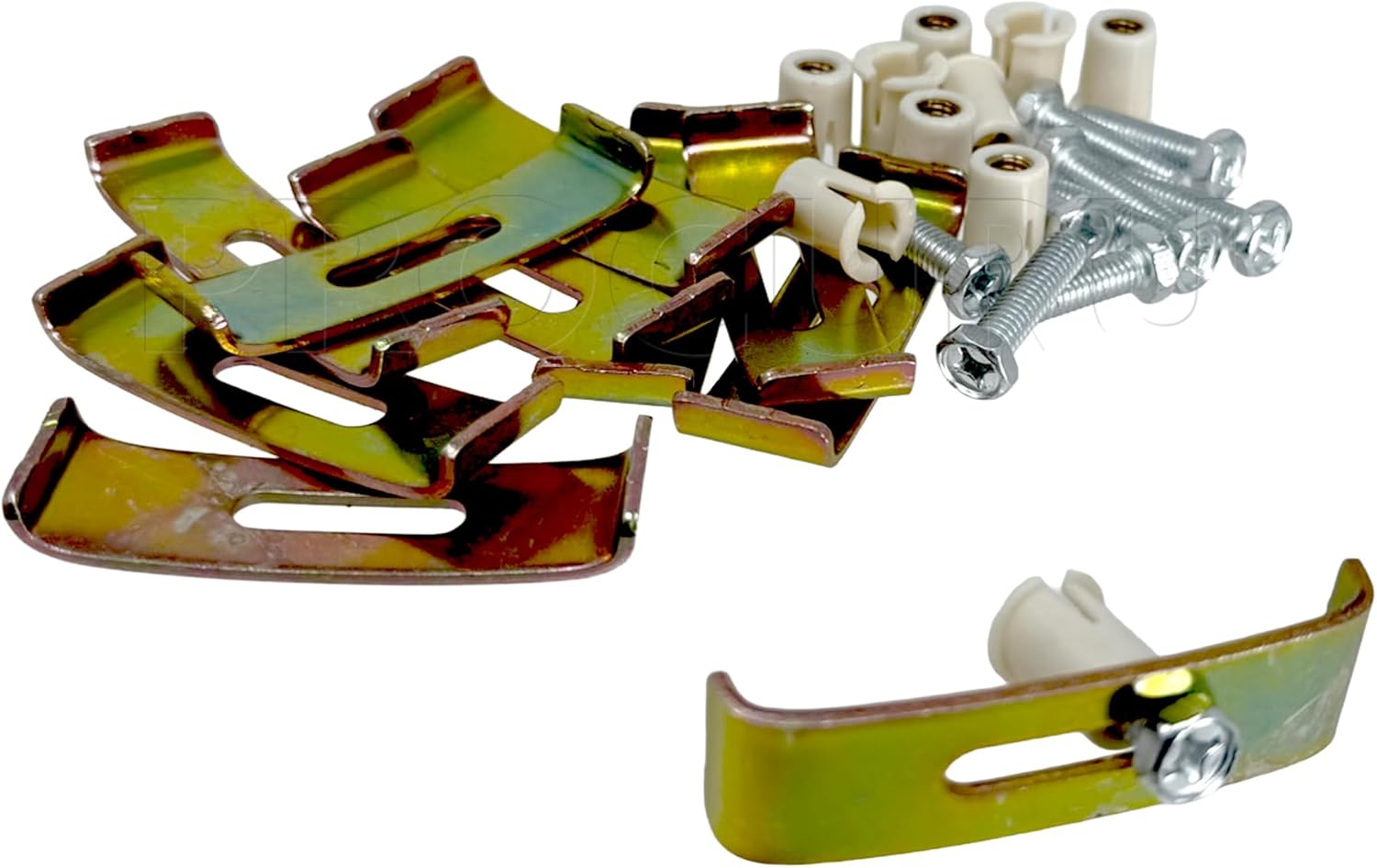 [100-Pack Set] PROCURU Undermount Sink Clip Bracket Kit, Heavy Duty for Kitchen and Bathroom Countertop/ Undermount Sinks (CL1-100P)