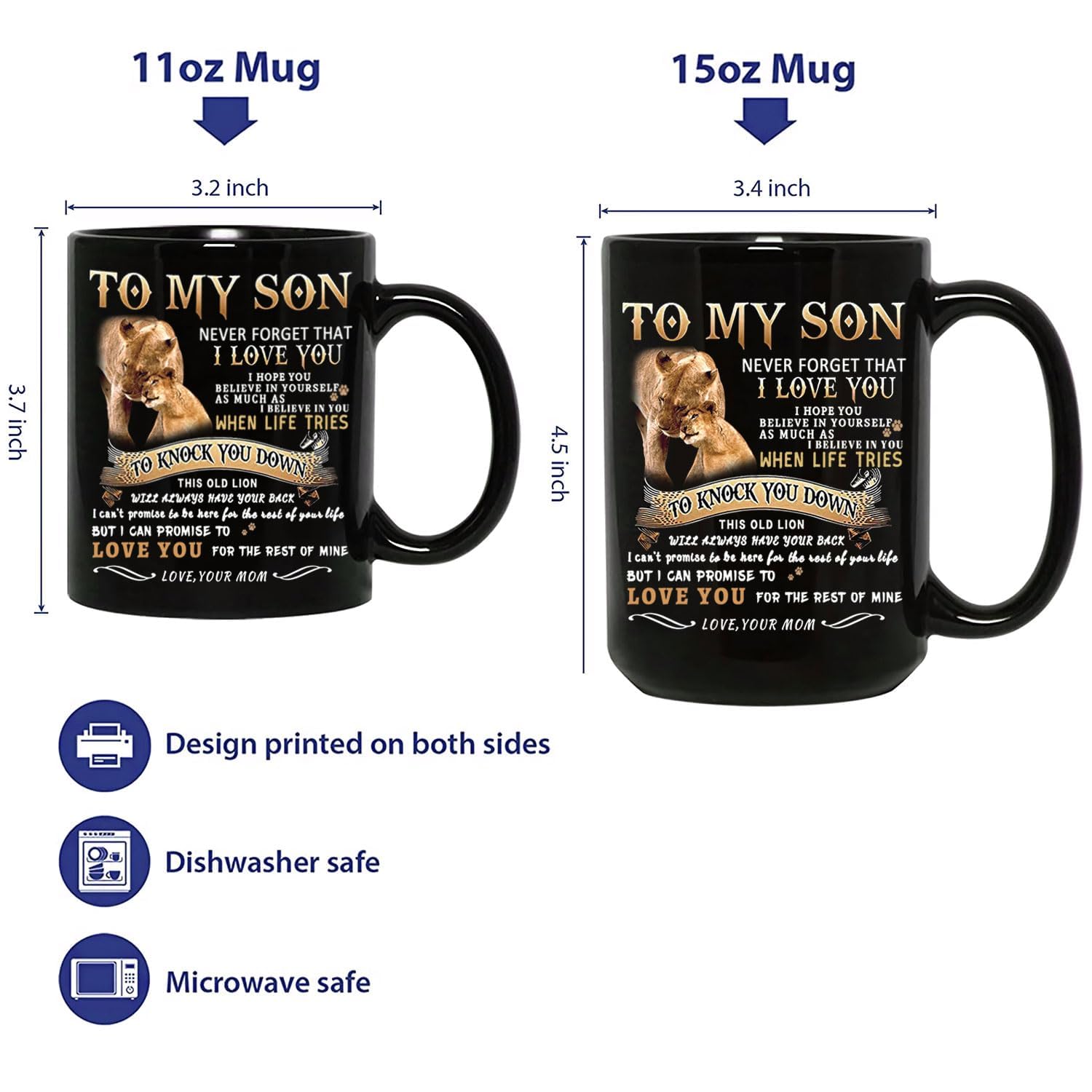 Dankhra Regalos Para Hijo De Mamá, Papá, Hijo, Funda De Almo | Cuotas