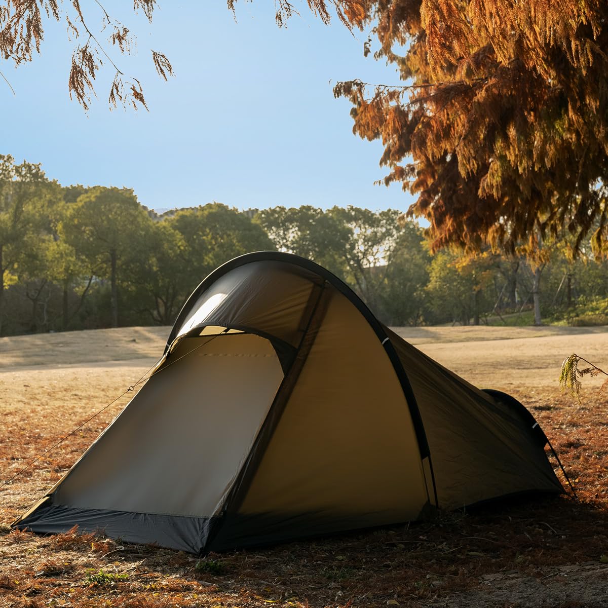 TOMOUNT Ultralight Biwaksack Nylon Bivy Zelt 1 Person wasserdichtes kleines Packmaß Trekkingzelt EIN-Man Zelt für Hikking, Camping, Outdoor, Klettern mit Rucksack