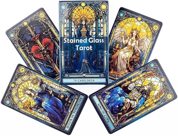 Tarot Cards Deck, 78 Cards Tarot Cards, Entertainment Game Card Family Gathering Divination Board Playing Games Classic Future Telling for Family Party Game
