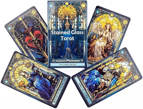 Tarot Cards Deck, 78 Cards Tarot Cards, Entertainment Game Card Family Gathering Divination Board Playing Games Classic Future Telling for Family Party Game