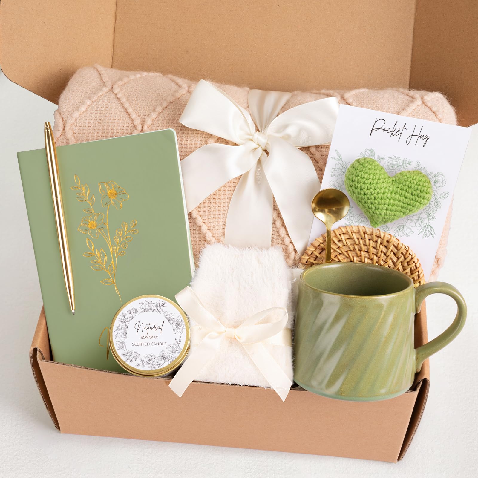 Regalo di compleanno per donne amicizia, cestini regalo per donne, regalo ispiratore per la cura di sé per mamma, migliore amica, sorella, moglie, fidanzata, collega