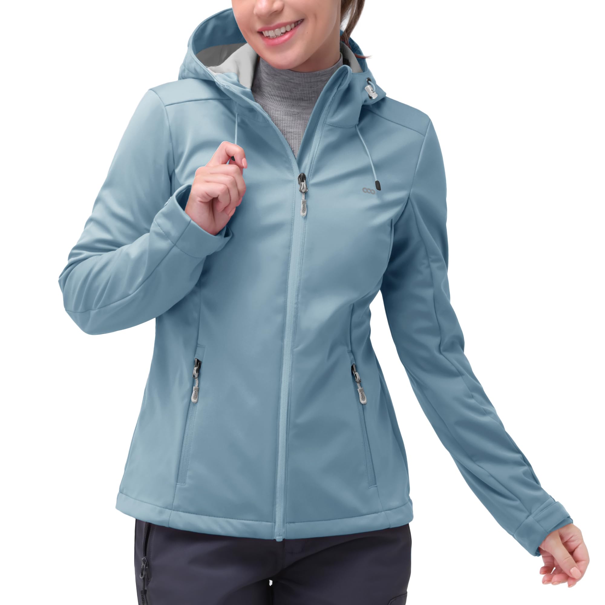 33,000ft Women's Softshell Jacket Waterproof Lightweight Windbreaker jacket