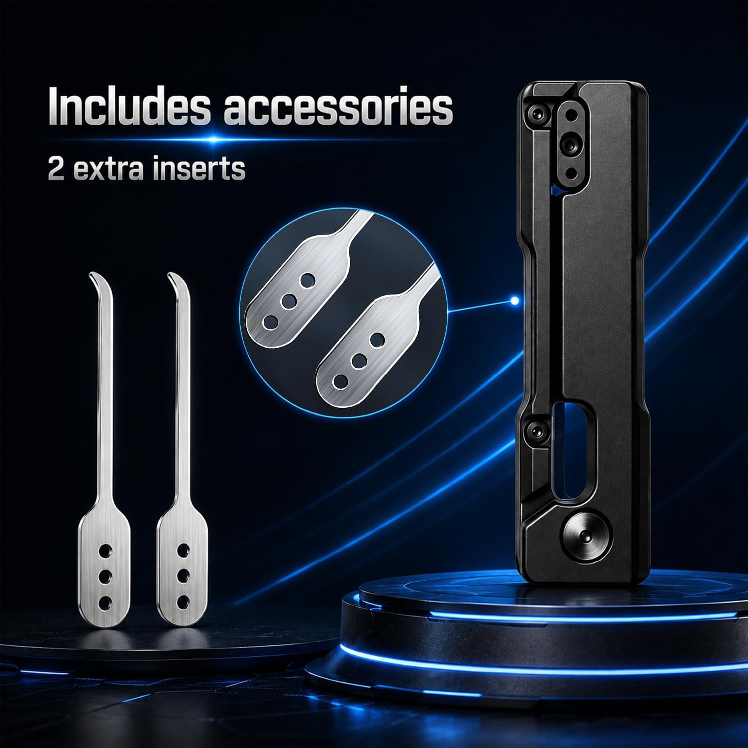 2 Pcs Outdoor Multi-Tool Kit for Outdoor and Everyday Ese, Portable Outdoor Adventure Tools, Universal