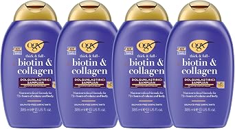 OGX Biotin & Kolajen Dolgunlaştırıcı Sülfatsız Şampuan (385 Ml x 4 adet)