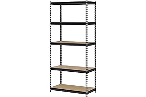 UR341472BLK Muscle Rack Steel Storage Rack (5-Shelf)