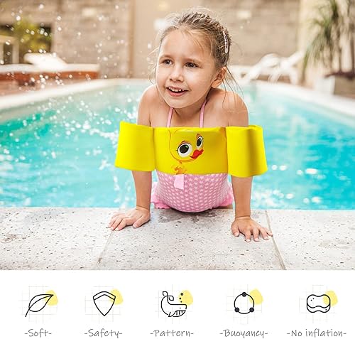 Miniatura 10 de Chaleco de nataciónflotadores para niños  Aprende a nadar para niños pequeños de 30 a 55 libras