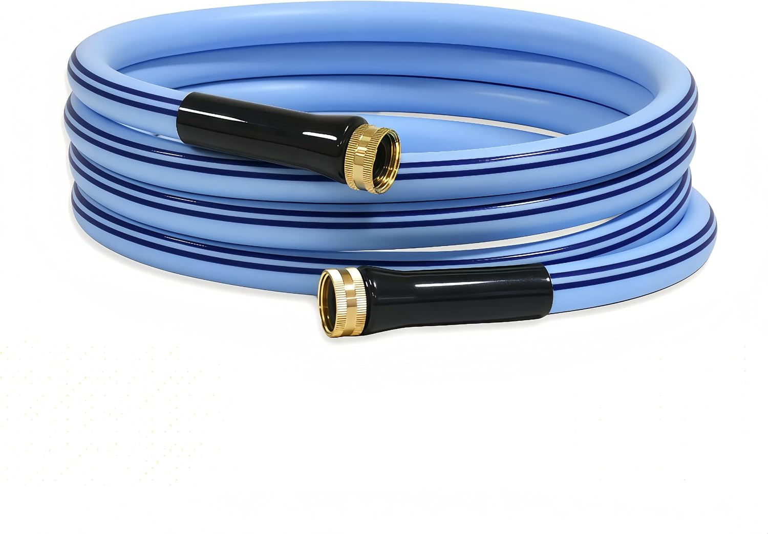 Atlantic Female to Female Heavy Duty Garden Hose 12 ft x 5/8 Inch Blue Color, Short Connection Leader Hose.