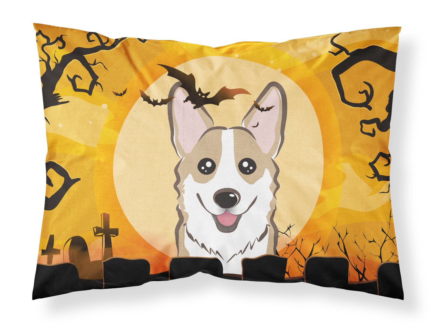 Taie d'oreiller Halloween Corgi grande taille pour décorer votre salon en automne