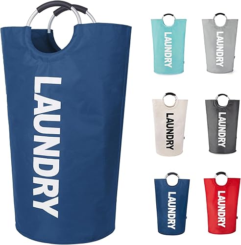 Miniatura 8 de Twira Cestas de lavandería Pro XL de 115 L, cesta de lavandería que se mantiene bien, bolsa de lavandería con asas acolchadas, cesta impermeable