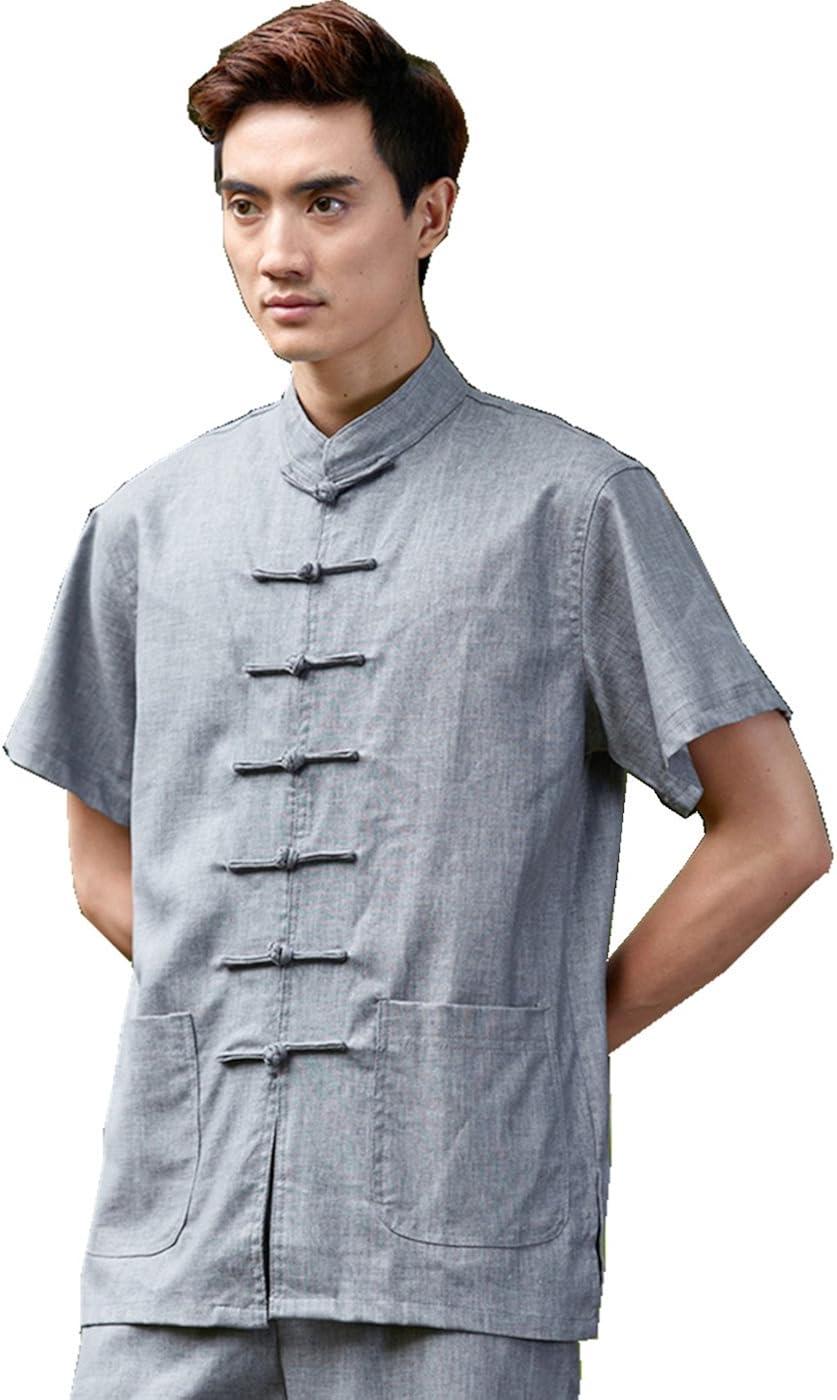 市場 メンズ 武術服 中華服 チャイナ服 夏用 半袖唐装 カンフーウェア 太極拳衣装 メンズ唐装 メンズファッション 市場 メンズ 武術服 中華服 チャイナ服 夏用 半袖唐装 カンフーウェア 太極拳衣装 メンズ唐装 メンズファッション