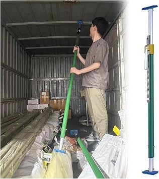 Strong Ratcheting Cargo Bar 51"-107", Non-Slip Truck Bed Divider, Easy Setup Truck Adjustable Cargo Bar, Cargo Bar for Pickup Truck Bed, Truck Bed Cargo Stabilizer Bar, Load 200KG/440LBS6.5-7.8/200