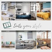 Vista 376 de Vista de ventana, isla tropical, playa, palmeras, cielo soleado, cubierta de interruptor de luz de palanca individual, placa decorativa de pared