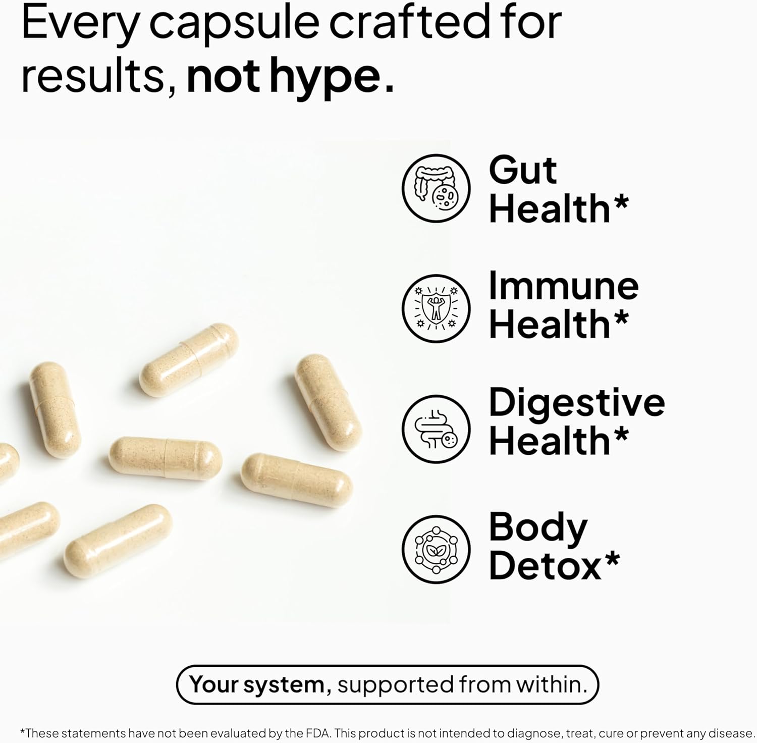 Humming Herbs Sodium Butyrate+ Capsules – 4-in-1 Digestive Support with L-Glutamine + Prebiotic Inulin + Probiotic Blend (10 Billion CFU) – 120 Vegetarian Capsules - Image 7