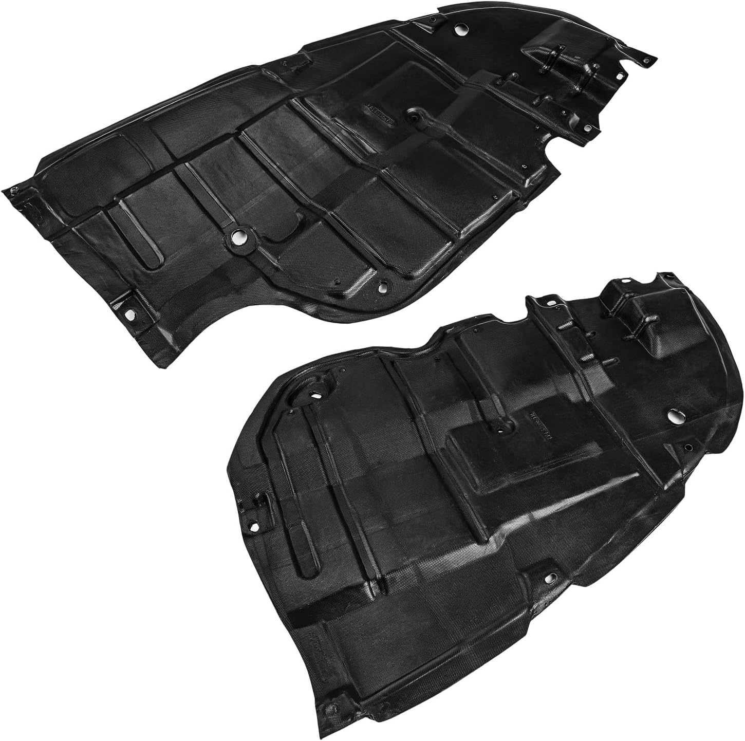 Torchbeam Engine Splash Shield LX1228105, LX1228106 Compatible with 2007-2012 ES350, Engine Under Cover Case Guards
