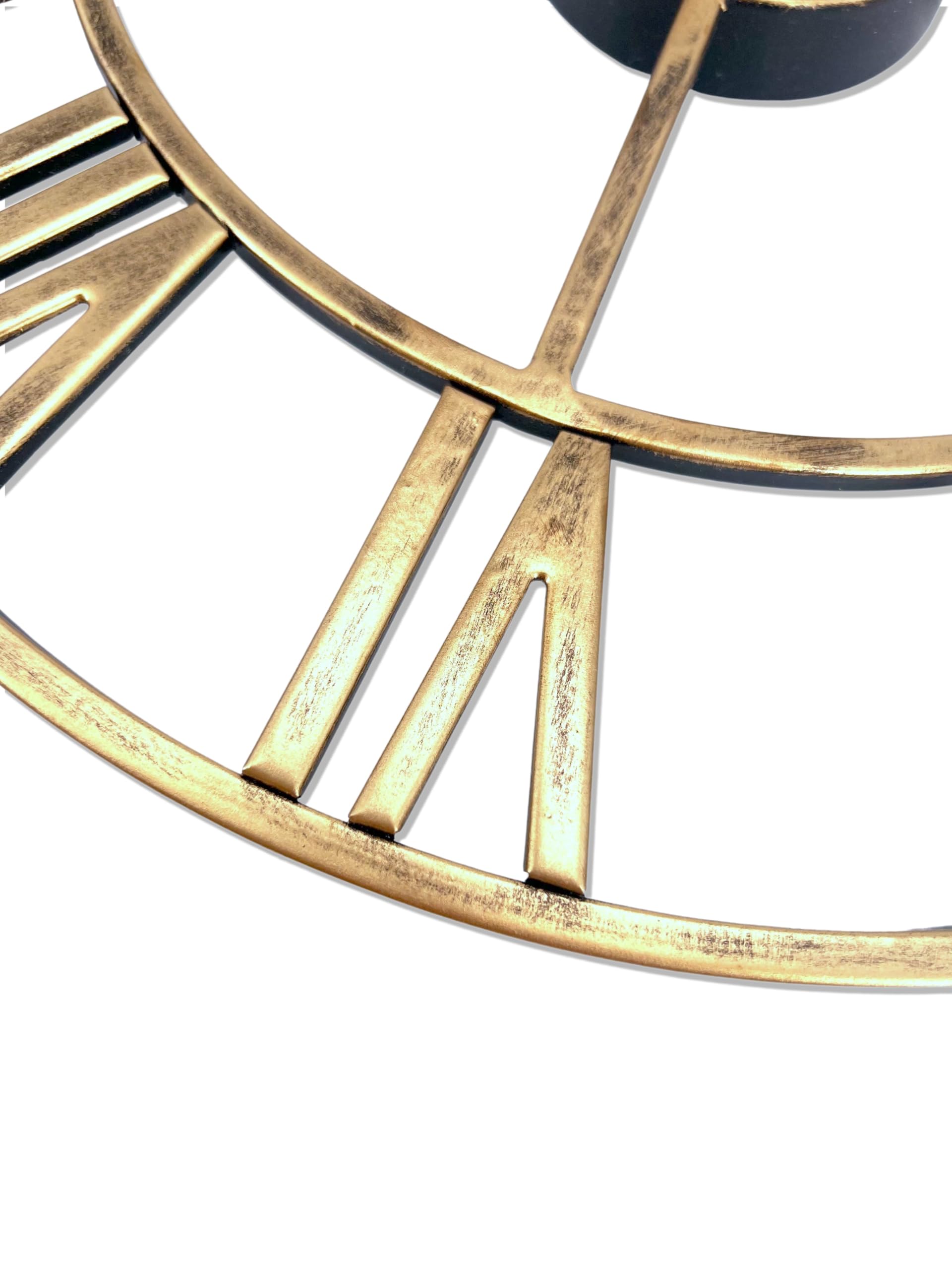 Amazon.co.jp: 掛け時計 ゴールド 黒 静音 おしゃれ アンティーク 時計