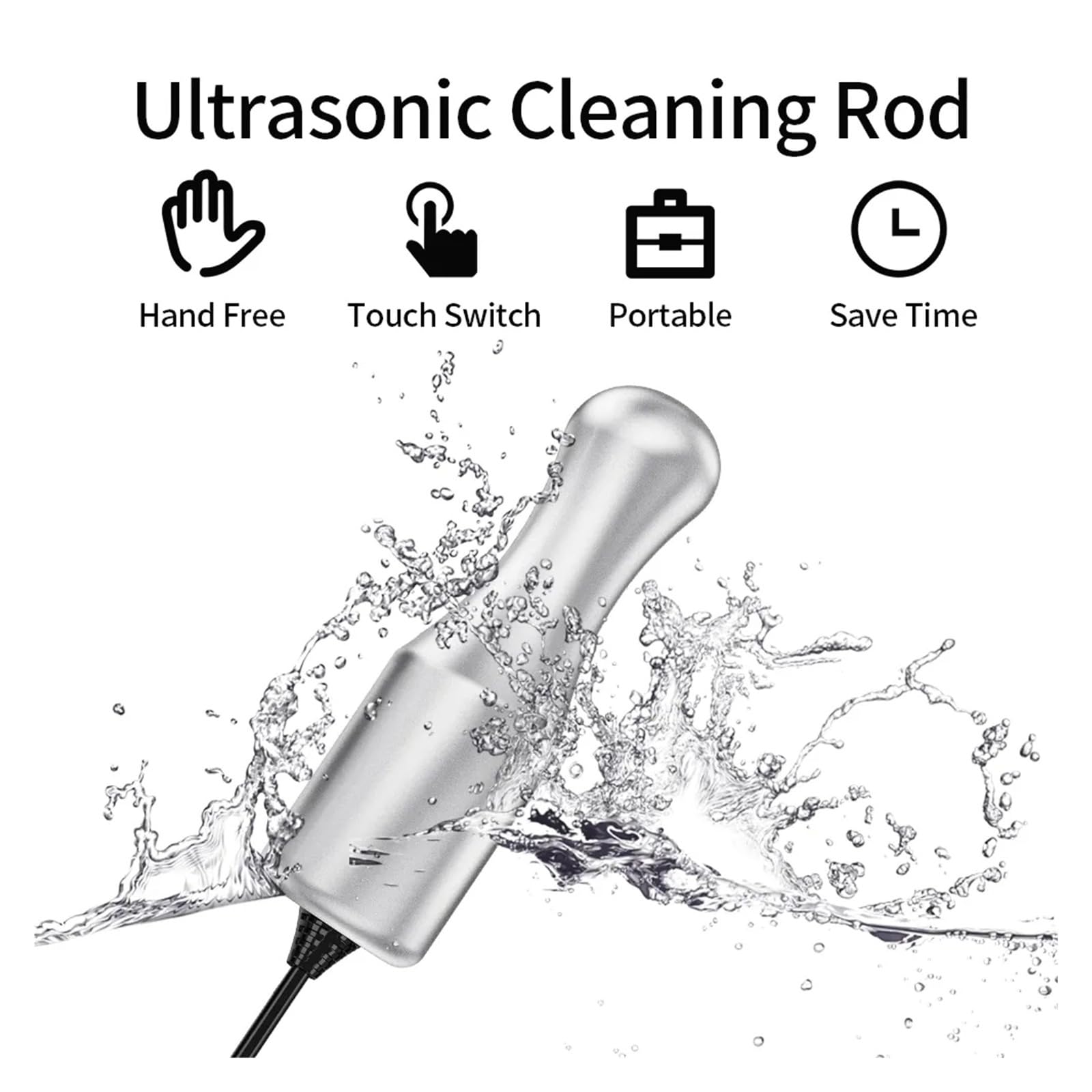 Nettoyeur à ultrasons, Nettoyeur à ultrasons portable for la maison, bain de nettoyage, machine laver les bijoux et lunettes