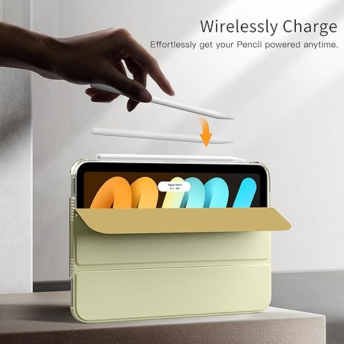 Miniatura 195 de MoKo Funda para iPad mini 7 (A17 Pro) Generation Case 2024, iPad mini 6 2021, funda delgada y ligera de 8.3 pulgadas de carcasa de policarbonato