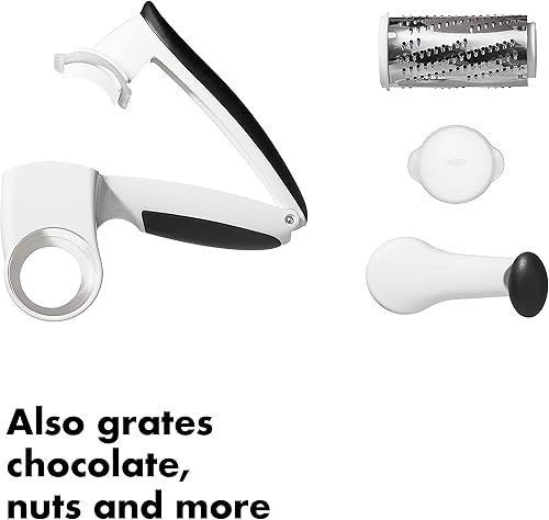 Miniatura 5 de OXO Good Grips Rallador rotativo, Color blanco