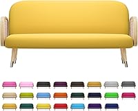 Vista 18 de MoNiBloom Funda para futón de tamaño Queen, elástica, sin brazos, funda para sofá sin brazos, protector de muebles, duradera y lavable, con Cereza