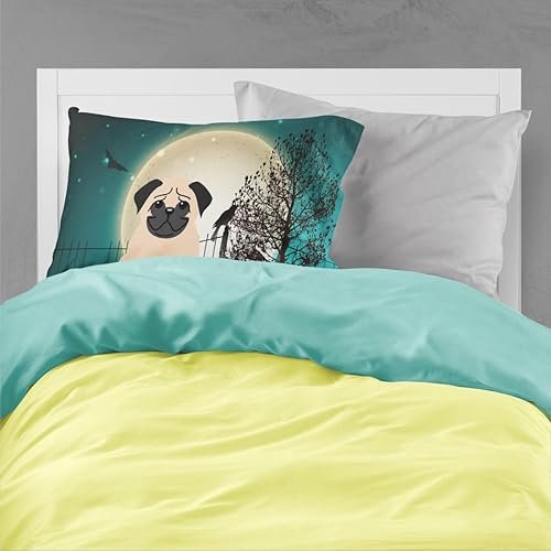 Miniatura 10 de Caroline's Treasures BB5606PILLOWCASE - Funda de almohada de tela de bienvenida de Siberia Occidental, Laika Spitz, ligera, súper suave, fácil de