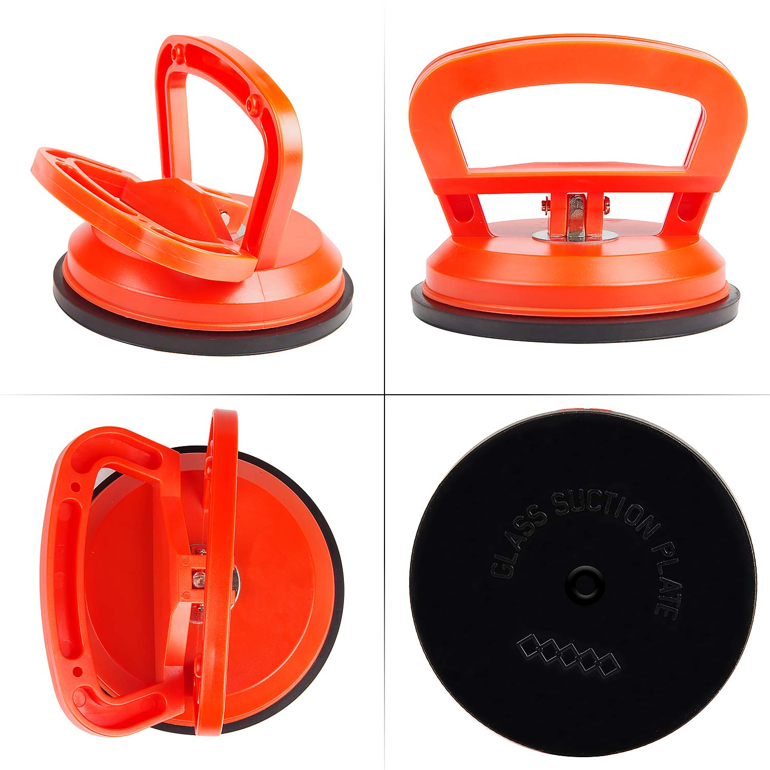 Ventosa para Cristal 118mm 50kg EXLECO Ventosa Coche Abolladuras Naranja