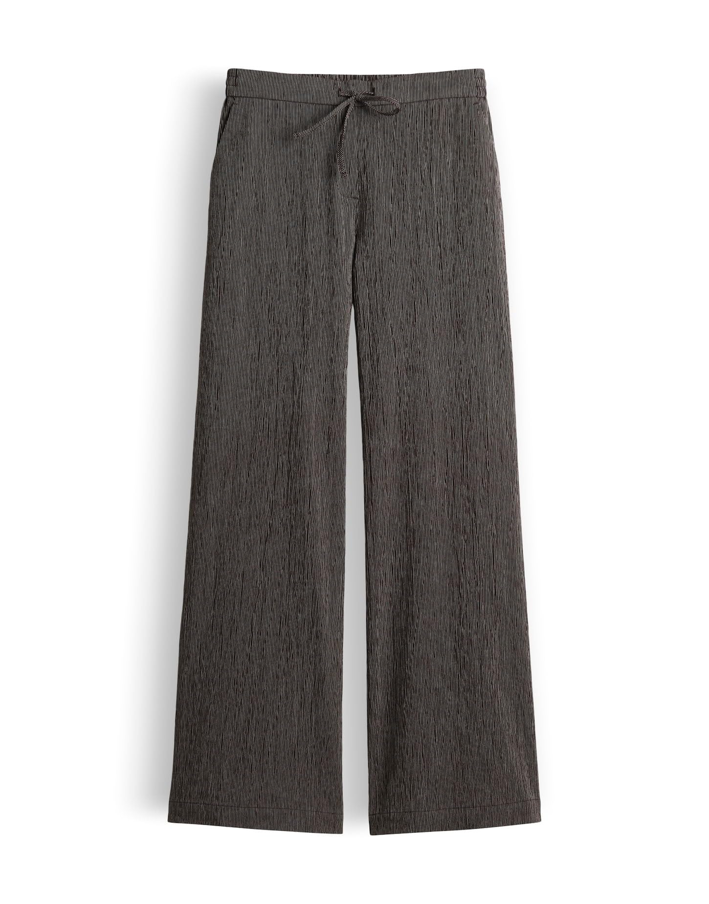 OPUS Damen Wide Leg Pants | MELANE Crinkled Wide Leg Pants mit Crinkle Effekt