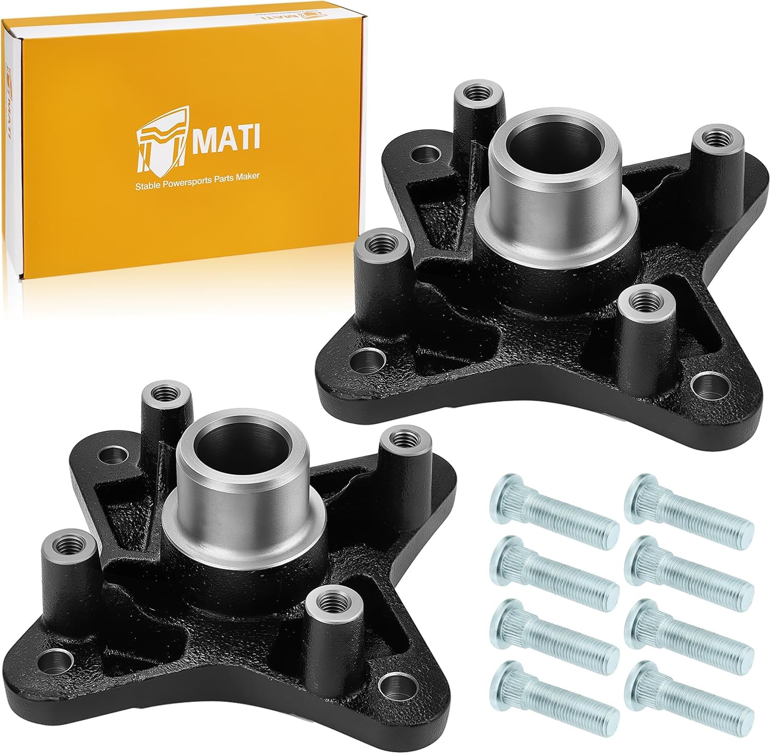M MATI 2PCS Rear Wheel Hubs & Bolts for Polaris RZR 900 4 E-PS 2011-2014 RZR 900 XP 4 2011-2013 5137278 - Image 7