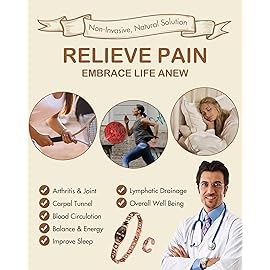 Feraco Pure Copper Bracelets & Rings for Women, Ultra Strength Magnetic Bracelet with 3500 Gauss Magnets, Adjustable with Sizing Tool, Cross Jewelry