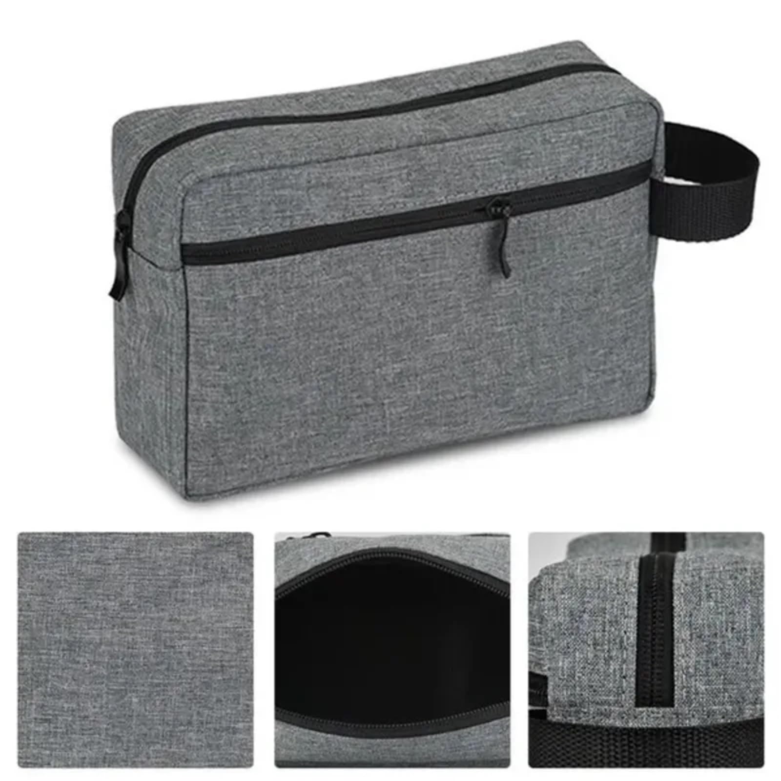 Bolsas De Aseo Neceser de Viaje for Hombre, Bolsa de cosméticos, Bolsa de Maquillaje Impermeable, Bolsa de Almacenamiento de cosméticos for Mujer(Black)