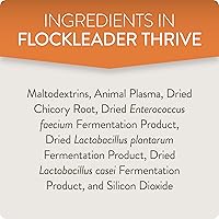 Vista 6 de Thrive, Suplemento diario probiótico y prebiótico para aves de corral para pollos de más de 8 semanas de edad, 8 onzas
