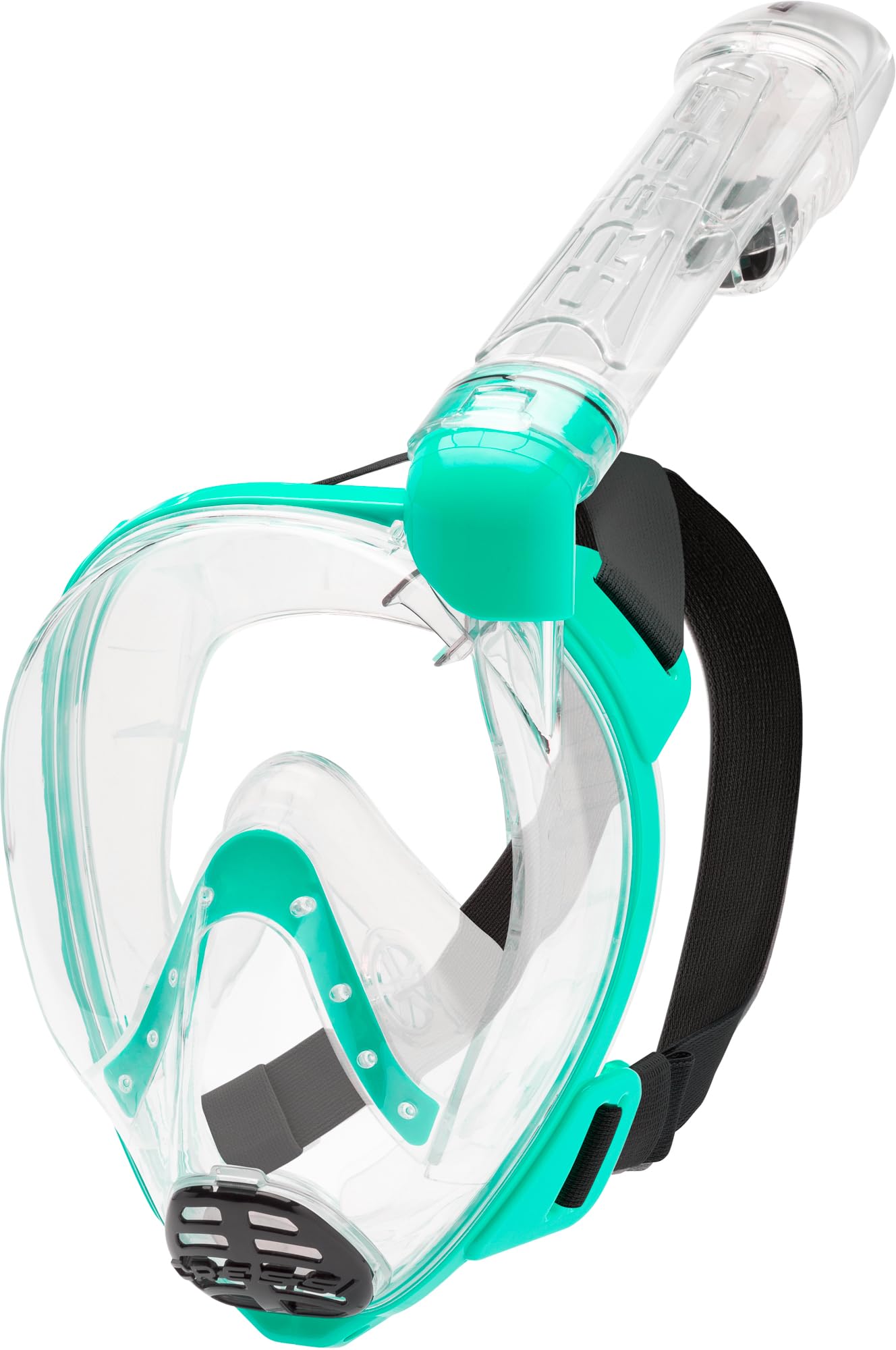Cressi Adult Snorkeling Full Face Mask - Wide Clear View, Anti-Fog System, Easy Breathing - Baron: Designed in Italy