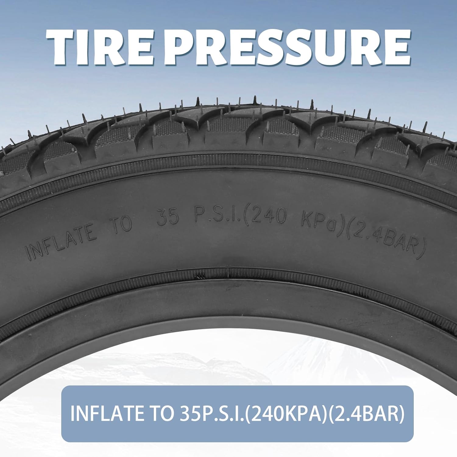 16 inch Fat Bike Tire 16 x 3.0 inch Heavy Duty Anti-Slip Foldable Replacement All Terrains Tire for E-Bike Kids Snow Bike