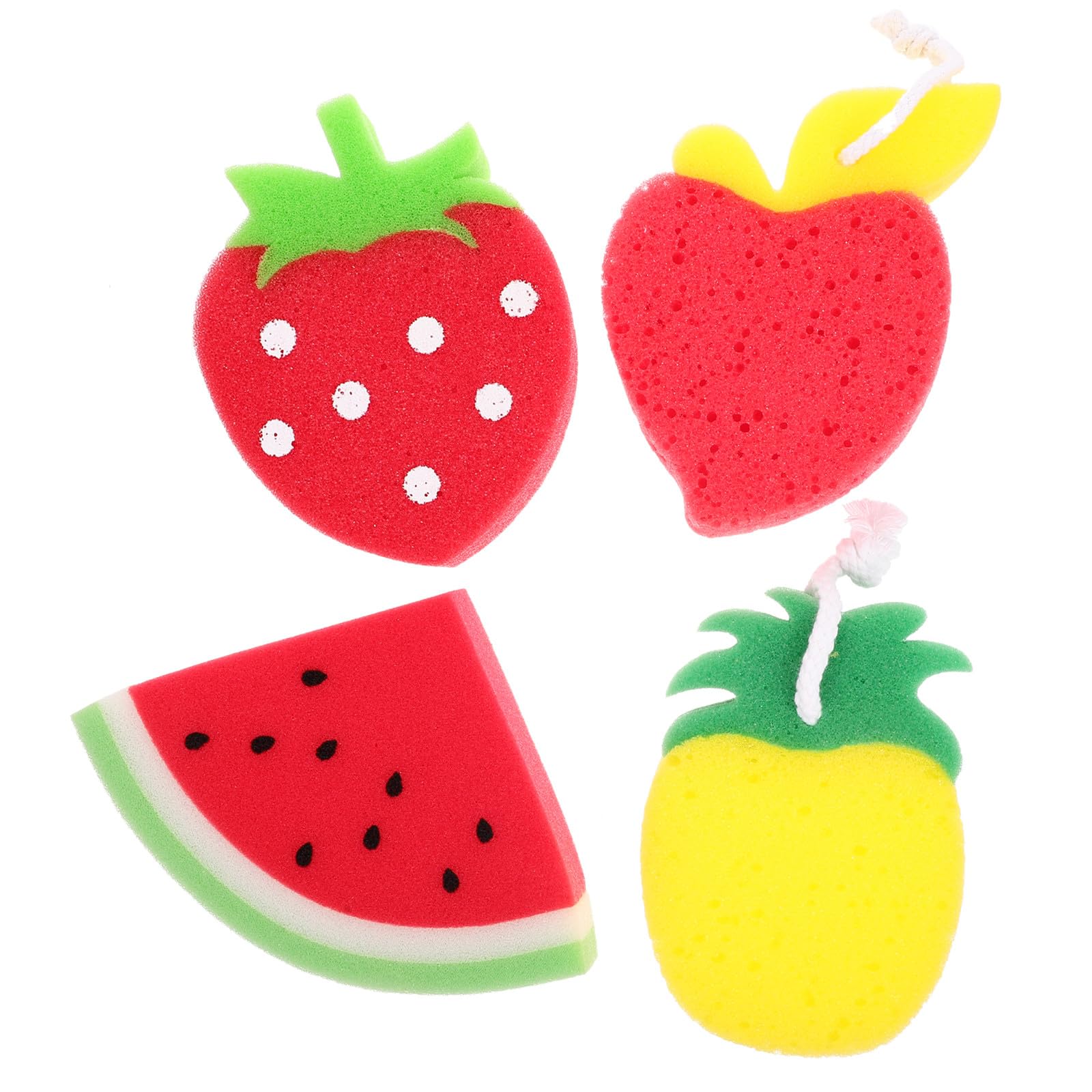 Éponges cuisine fruits contre les taches et sols mouillés x4