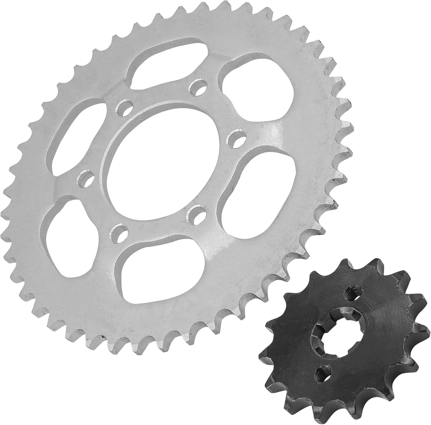 Caltric Front and Rear Sprockets Kit compatible with Yamaha Serow 225 XT225 1992 1993 1994 1995-2007