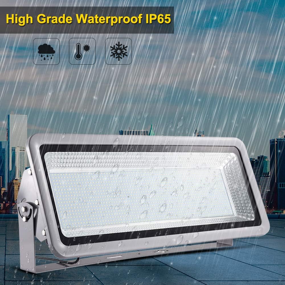 80% оƒƒ Dіѕсоunt Missbee Super Bright 800W LED Flood Light, 88000lm Outdoor Landscape Flood Light, Security Light, 6000-6500K, Work for Garage, Garden, Lawn,Yard and Playground (Cold White)