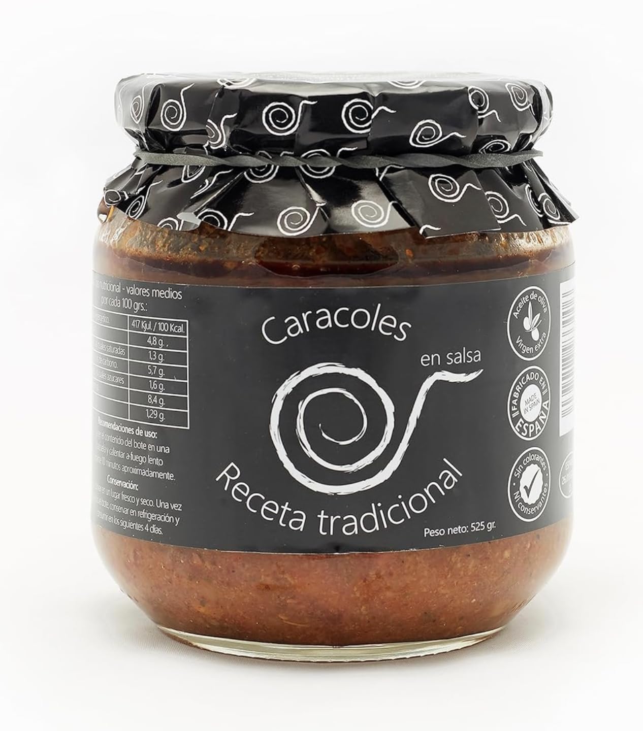 Pack Gourmet 5. Rabo de Toro estofado 640gr + Carrilleras cerdo al vino blanco 440gr + Caracoles en salsa 550gr + Manitas de cerdo salsa boletus 610gr + Callos en salsa jamón, chorizo, morcilla 560gr.