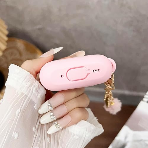 Miniatura 4 de Bonita funda rosa para Airpods Pro 21 para niñas y mujeres, con llavero de flores y kit de limpieza, funda protectora de silicona suave para Airpods