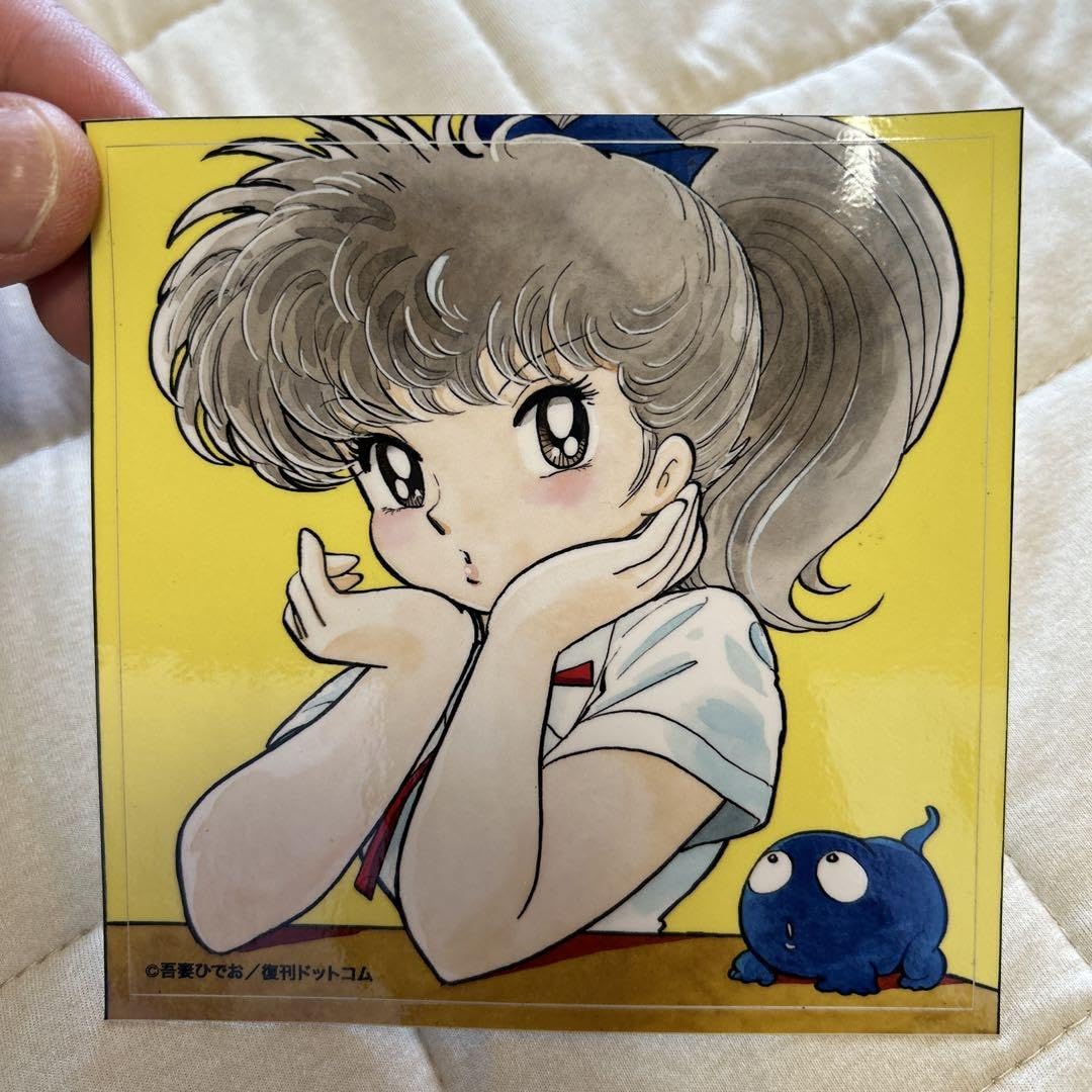 サイン色紙】 吾妻ひでお スクラップ学園 ミャアちゃん 模写