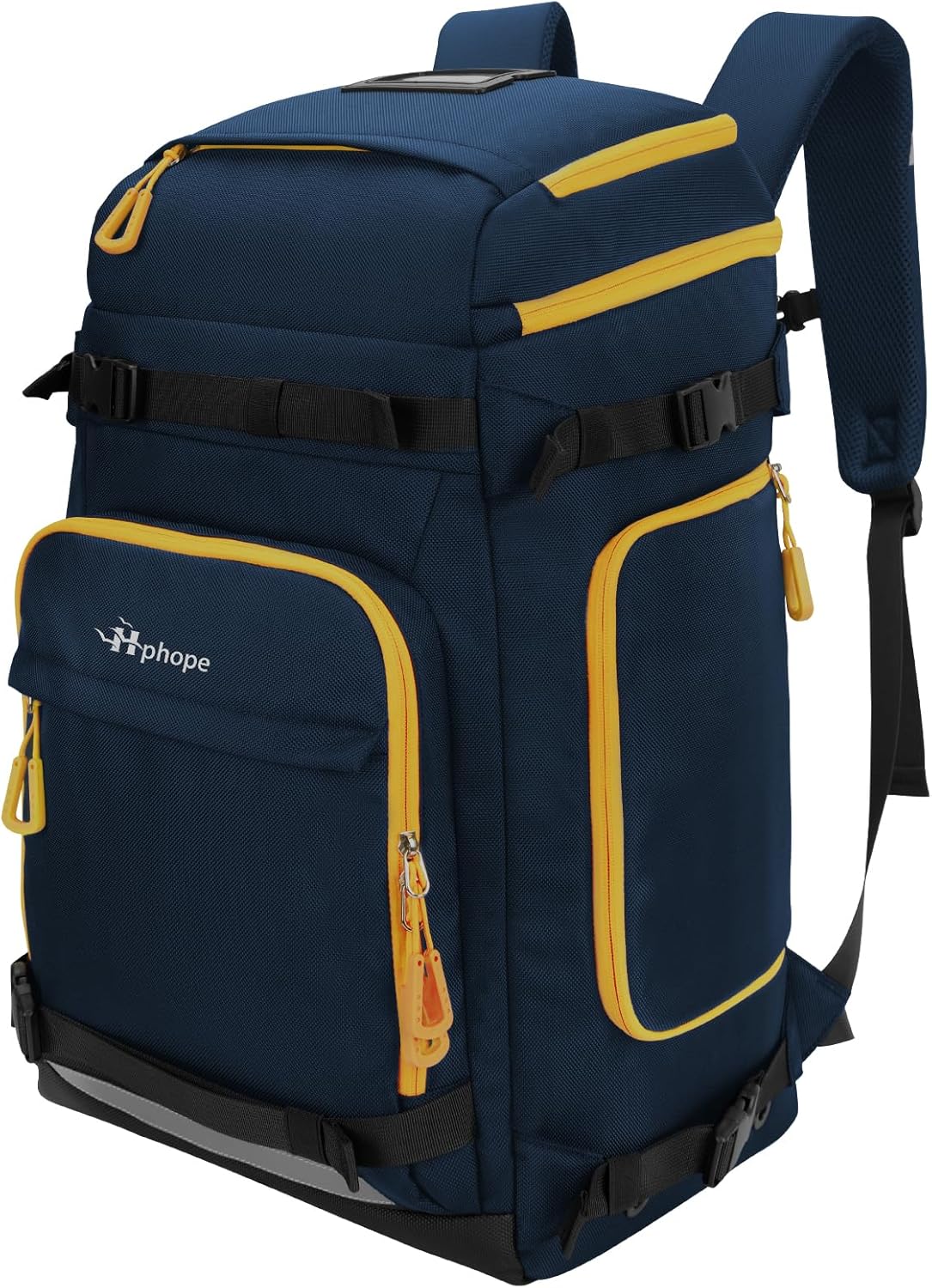 Hp hope Ski Boot Bag with Helmet Compartment Ski Bag Ski Backpack with Helmet Bag Ski Bag Ice Skate Bag for Ski Helmet Ski Boots Ice Skates Snowboard Backpack Hiking Camping Climbing 70L, blue,