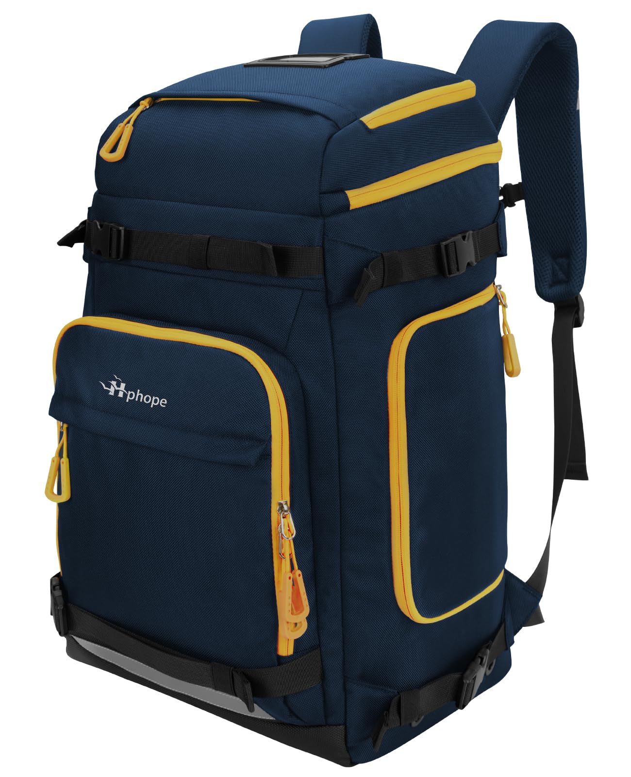 Hp hope Ski Boot Bag with Helmet Compartment Ski Bag Ski Backpack with Helmet Bag Ski Bag Ice Skate Bag for Ski Helmet Ski Boots Ice Skates Snowboard Backpack Hiking Camping Climbing 70L, blue,