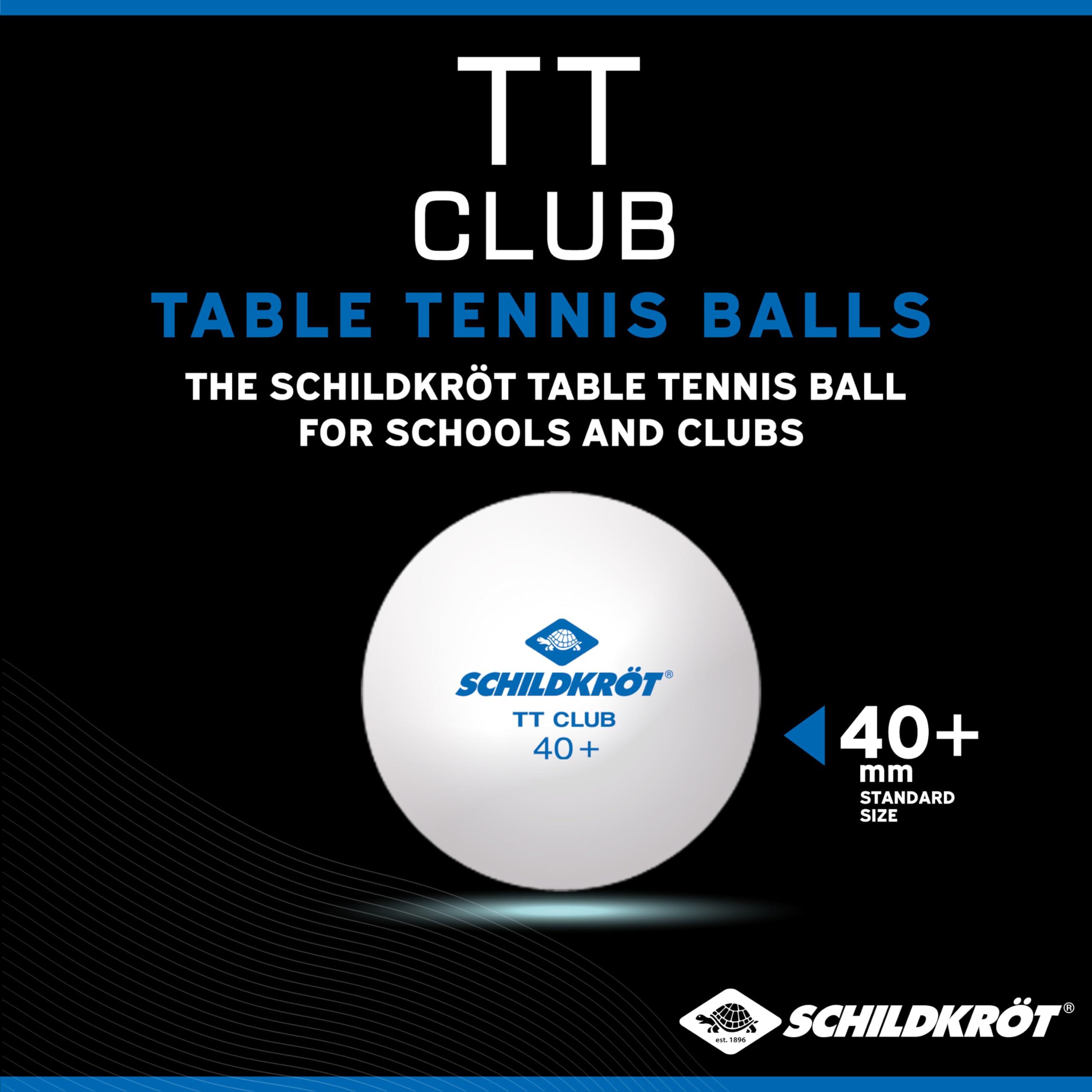Donic-Schildkröt 608532, Pallina da Ping Pong, 120, bianco