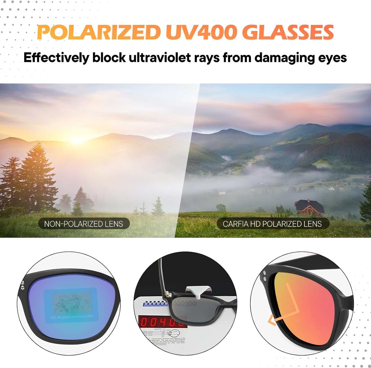 Polarized Sunglasses for Teens – UV400,Color Mirror Lenses,Matte Frame for Small Faces,Cycling & Outdoor - Image 3