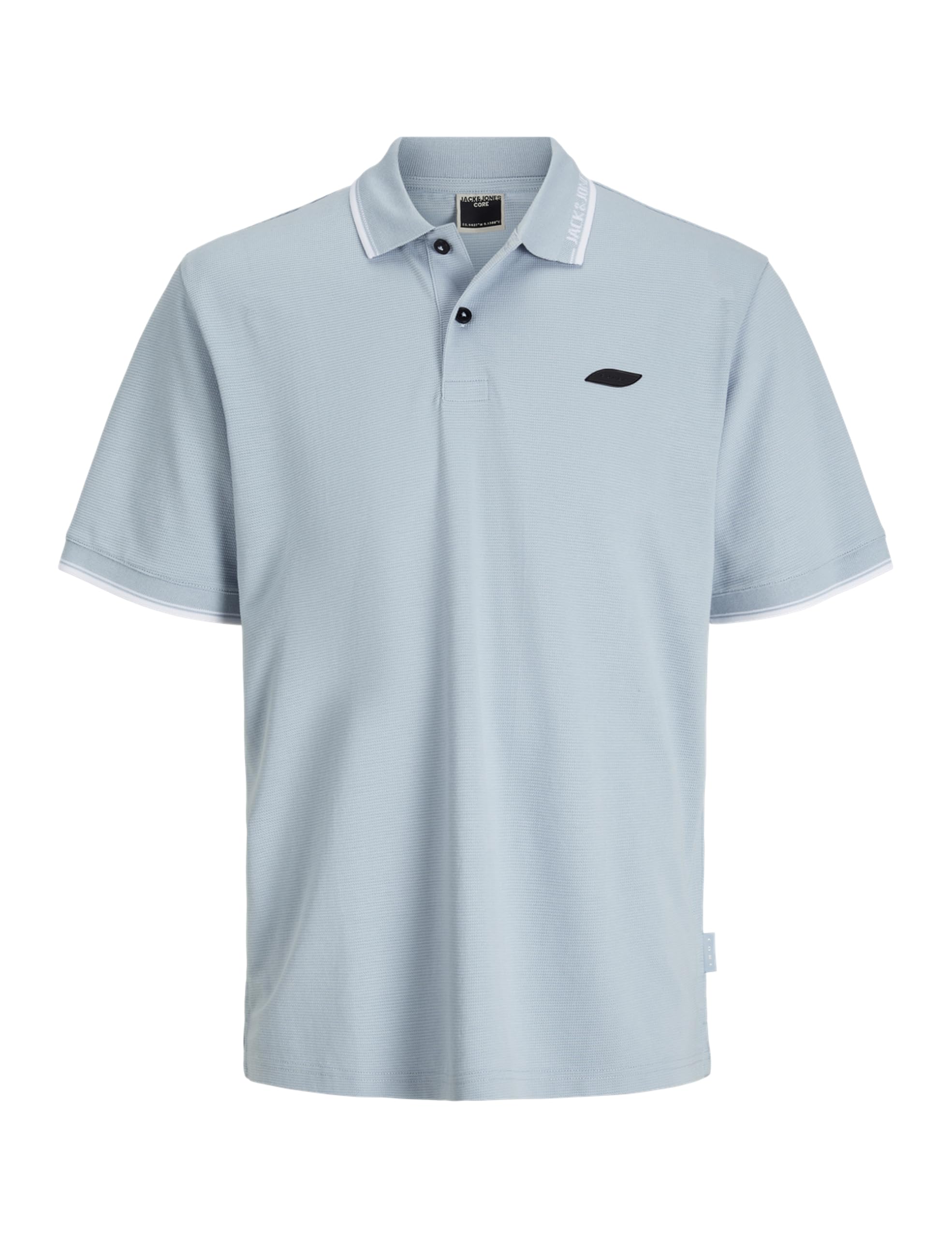 JACK & JONES Jcopacer Jacquard Polo SS, Subdued Blue, M