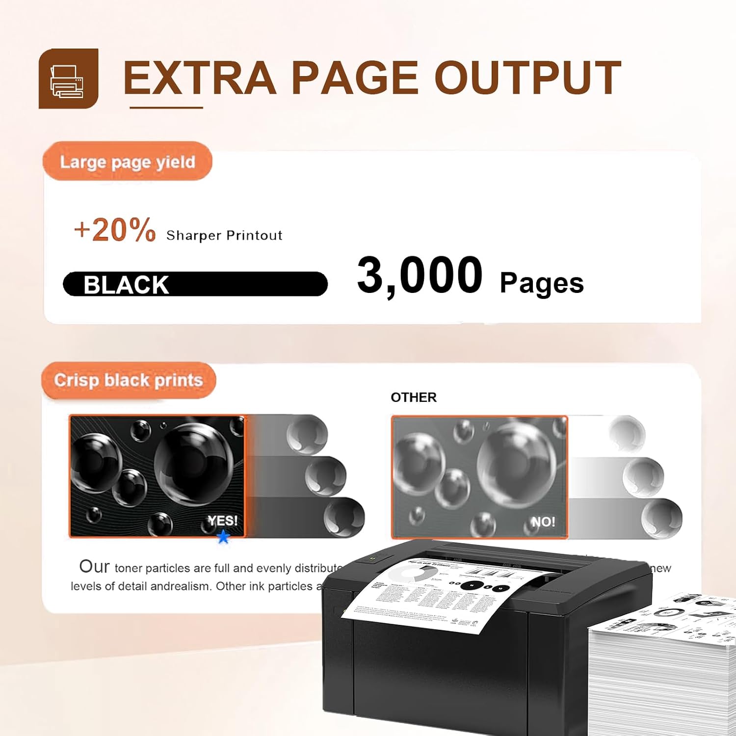 136X Compatible Toner Cartridge Replacement for W1360X Black Cartridge Work for HP Laserjet M211d M211dw MFP M236d M236sdn M236dw M236sdw Printers 1 Pack