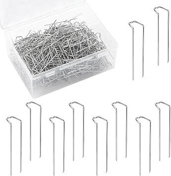 300Pcs Floral U Shaped Pins, 1.8 Inch Floral Pins for Foam DIY Sewing, Flower Craft Projects